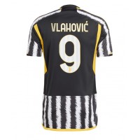 Pánský Fotbalový dres Juventus Dusan Vlahovic #9 2023-24 Domácí Krátký Rukáv